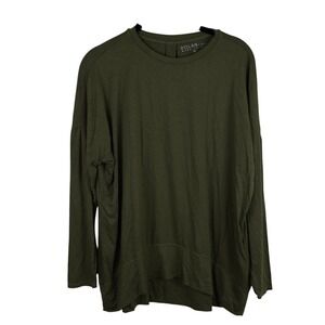 Dolan Left Coast Olive Green‎ Oversized Long Sleeve Top Size XS